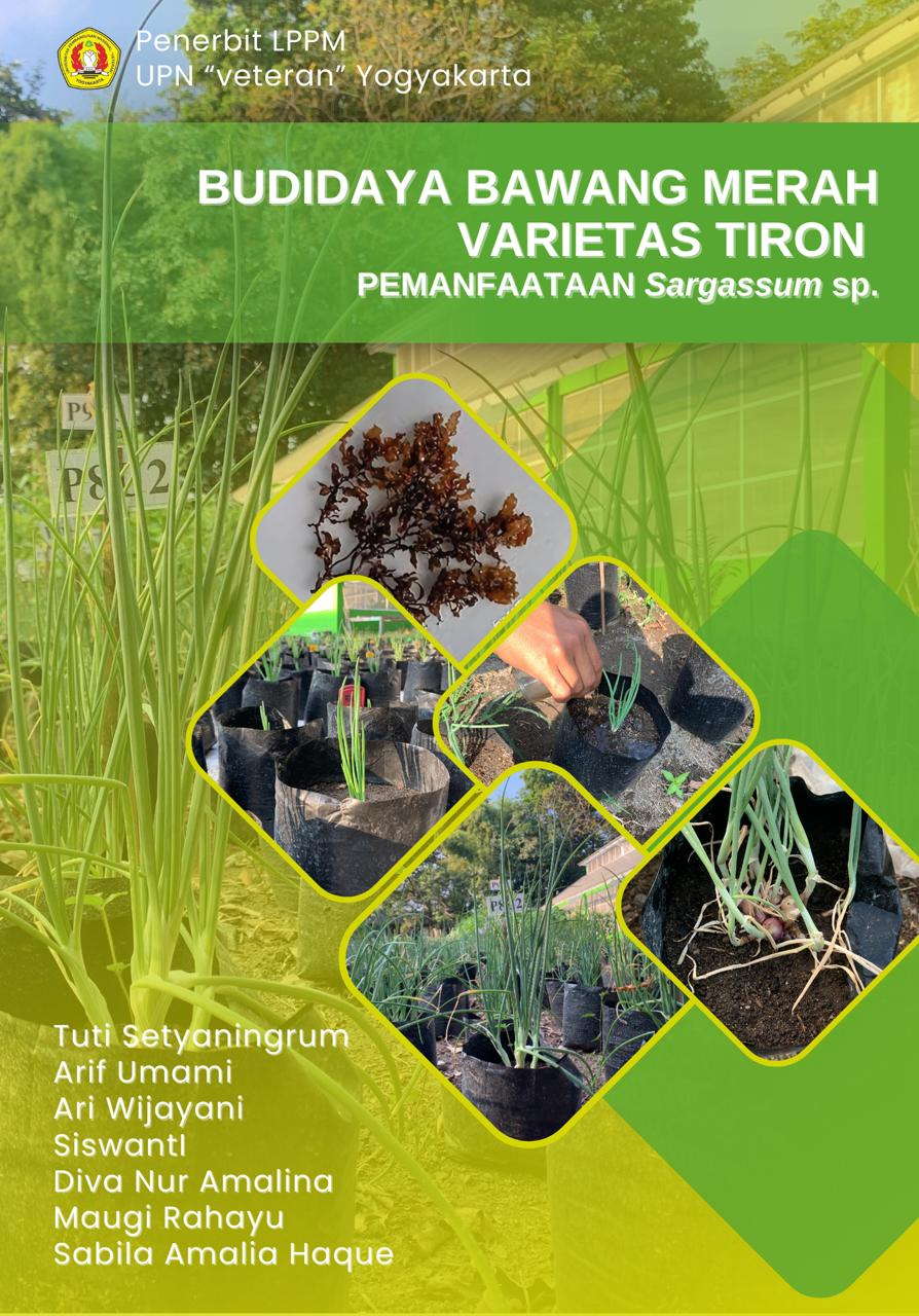 Cover Buku BUDIDAYA TANAMAN BAWANG MERAH VARIETAS TIRON PEMANFAATAN SARGASSUM SP.
